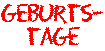 geburtstage